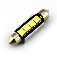 LED FESTOON DOME LIGHTS 4 5050SMD CANBUS