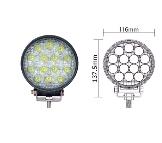 42W LED WORK LIGHT